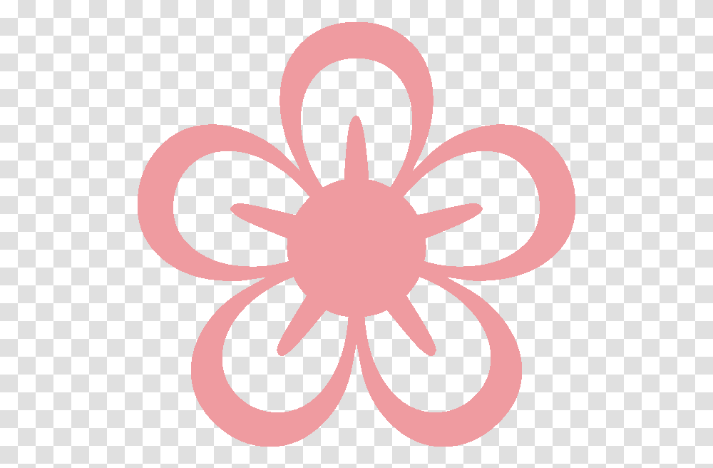 Flowerit 5 Pink 5 Petal Flower Clip Art, Nature, Outdoors, Graphics, Pattern Transparent Png