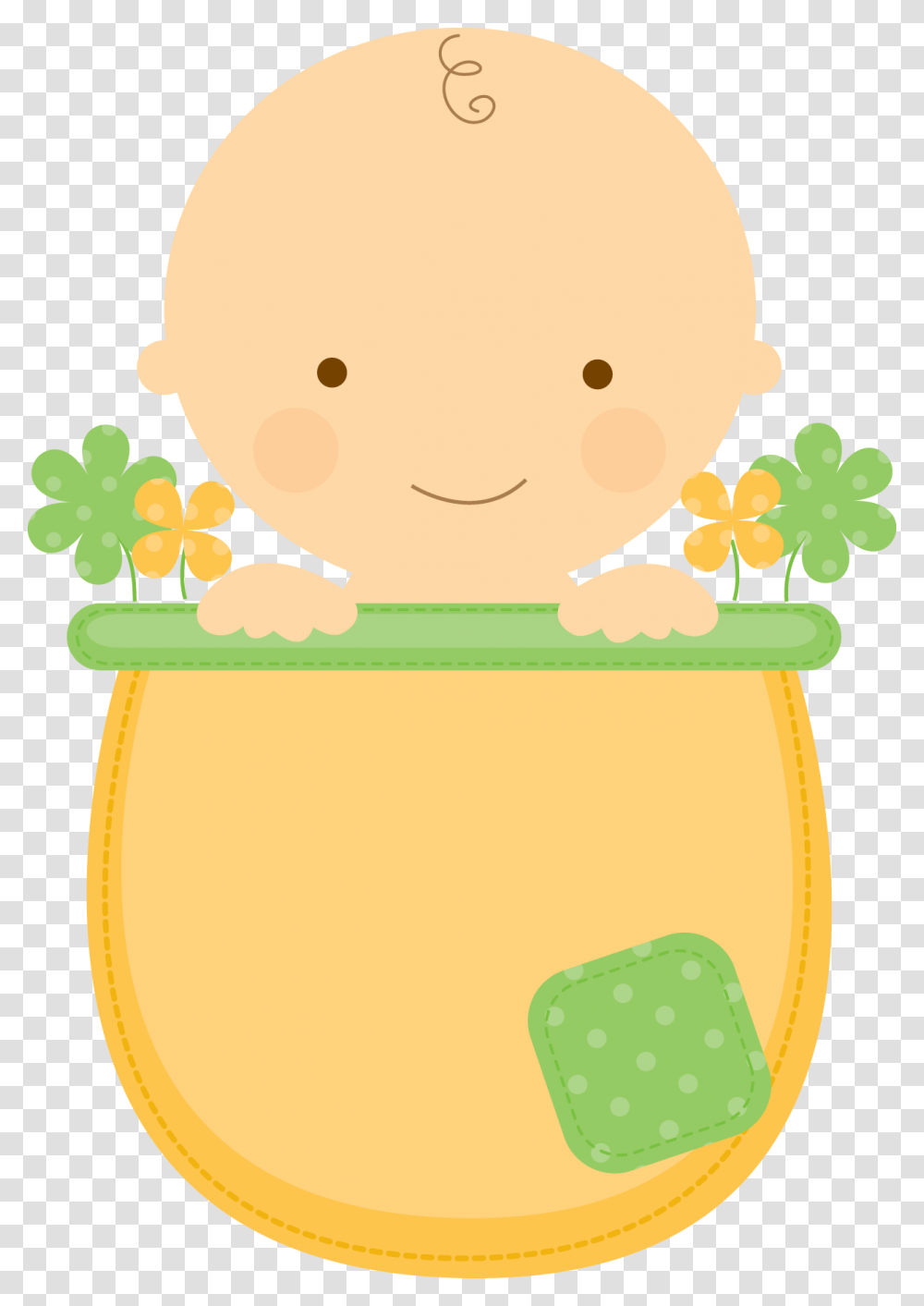 Flowerpot Babies Babyinflowerpot Boy Green Minus Baby Clothes Clipart, Birthday Cake, Dessert, Food, Rattle Transparent Png
