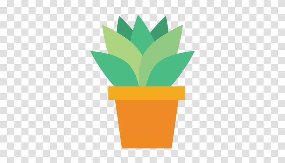 Flowerpot With Cactus Clipart, Paper, Cone Transparent Png