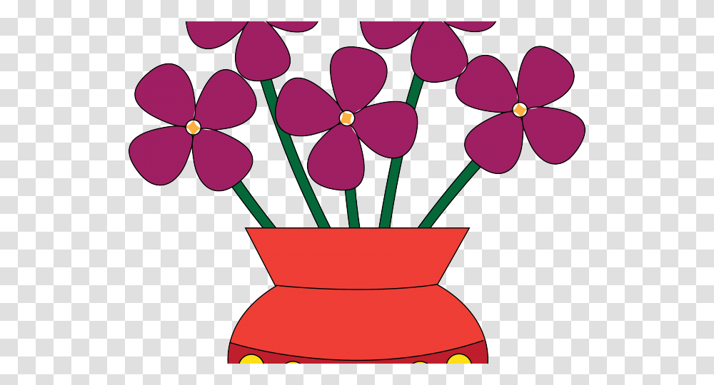 Flowerpots Clipart Broken, Purple, Plant, Blossom Transparent Png