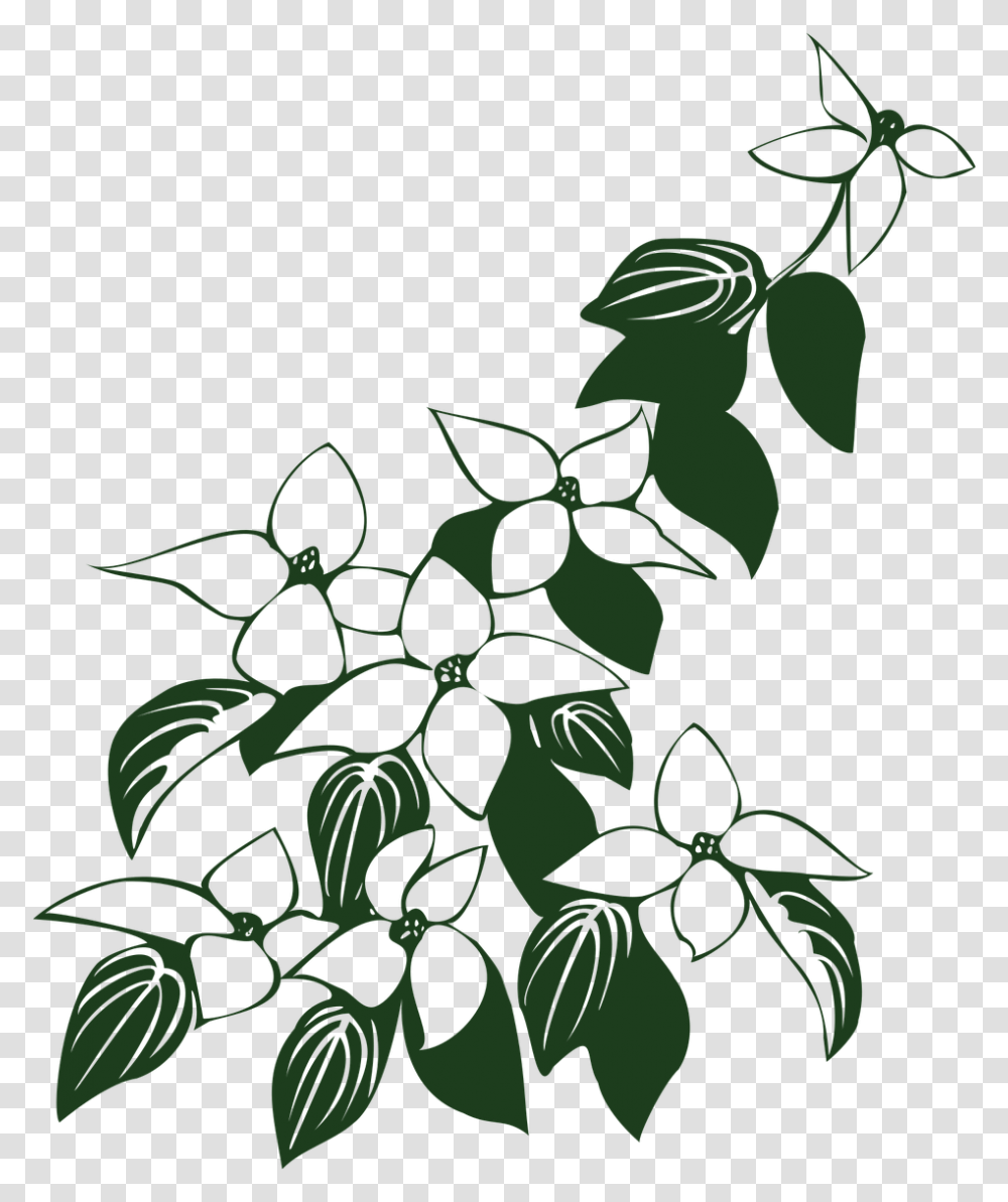 Flowers And Leaf Art Clipart, Green, Plant, Floral Design Transparent Png