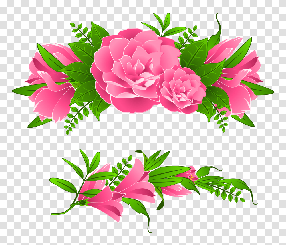 Flowers Borders Free Image, Floral Design, Pattern Transparent Png