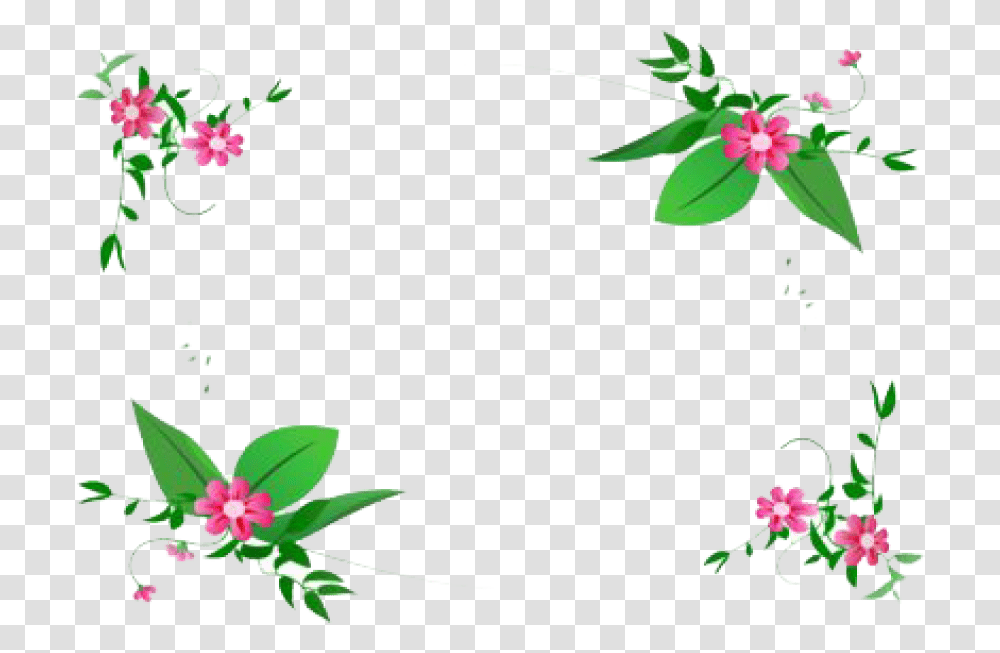 Flowers Borders Images Clipart Flower Border Design, Plant, Floral Design, Pattern Transparent Png