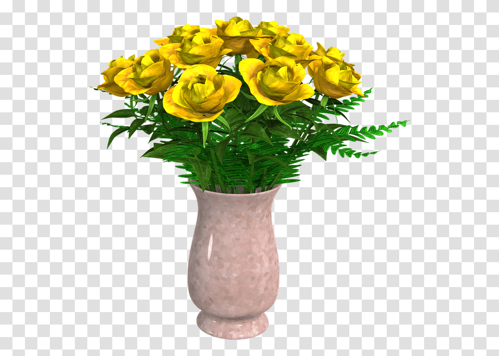 Flowers Bouquet Flower Vase Free Image On Pixabay Flowers In Vase Background, Plant, Blossom, Jar, Pottery Transparent Png