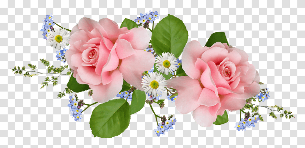 Flowers Bouquet Pink Buqu De Rosas, Plant, Rose, Petal, Flower Arrangement Transparent Png