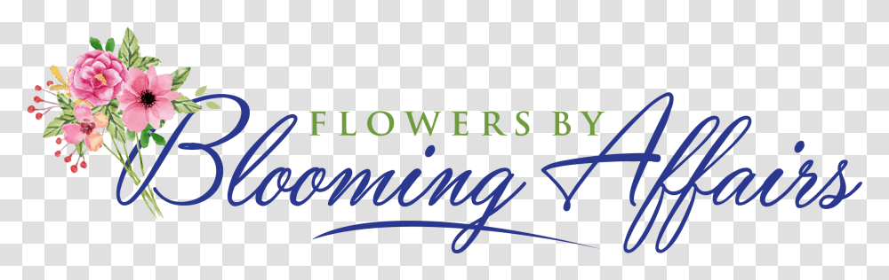 Flowers By Blooming Affairs Aniket Vishwasrao, Handwriting, Calligraphy, Alphabet Transparent Png