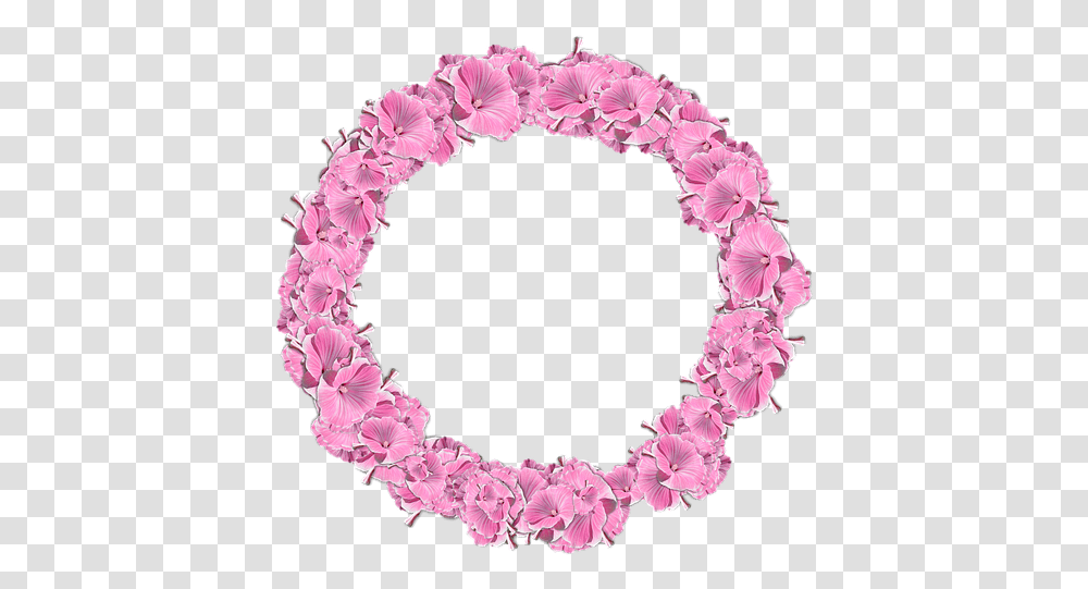 Flowers Circle Decor Free Photo On Pixabay Round Flower Frame, Plant, Blossom, Ornament, Flower Arrangement Transparent Png