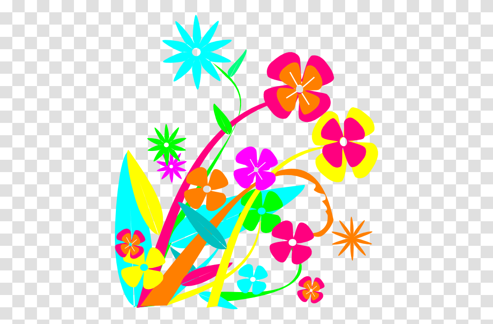 Flowers Clip Art At Clker Modern Flower Free Clip Art, Floral Design, Pattern, Dynamite Transparent Png
