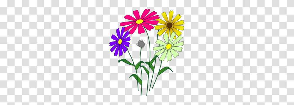 Flowers Clip Art For Garden Club Sign Books Worth Reading, Plant, Daisy, Daisies, Blossom Transparent Png