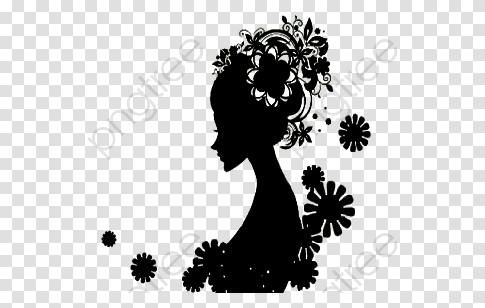 Flowers Clipart Black And White Henna Flower Clipart Black And White, Floral Design, Pattern, Baby Transparent Png