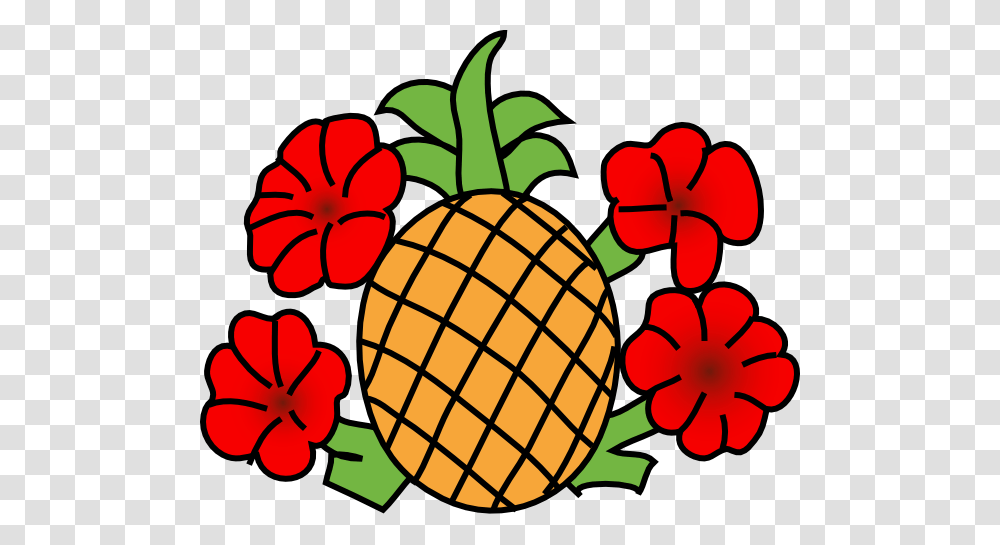 Flowers Clipart Pineapple, Plant, Food, Fruit, Strawberry Transparent Png