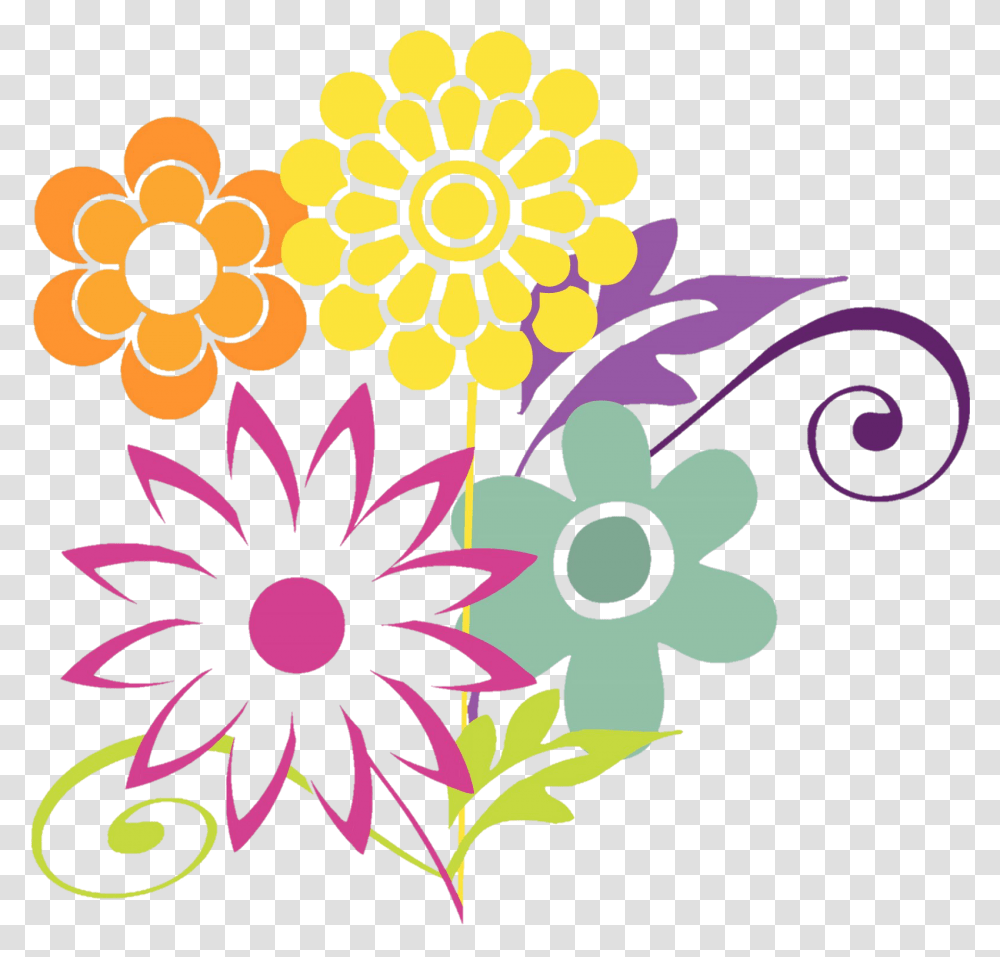 Flowers Clipart Stickers April Showers Free Graphic, Graphics, Floral Design, Pattern Transparent Png