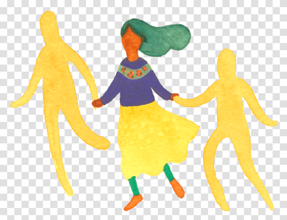 Flowers Dancing In Circle, Person, People, Leisure Activities Transparent Png