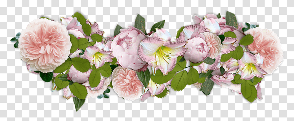 Flowers Decoration Line Of Happy Anniversary To Couple, Plant, Blossom, Petal, Geranium Transparent Png
