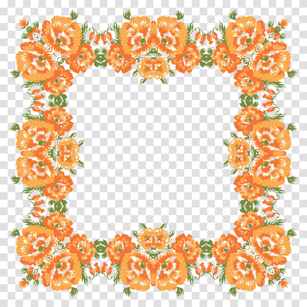 Flowers Design, Pattern, Rug Transparent Png