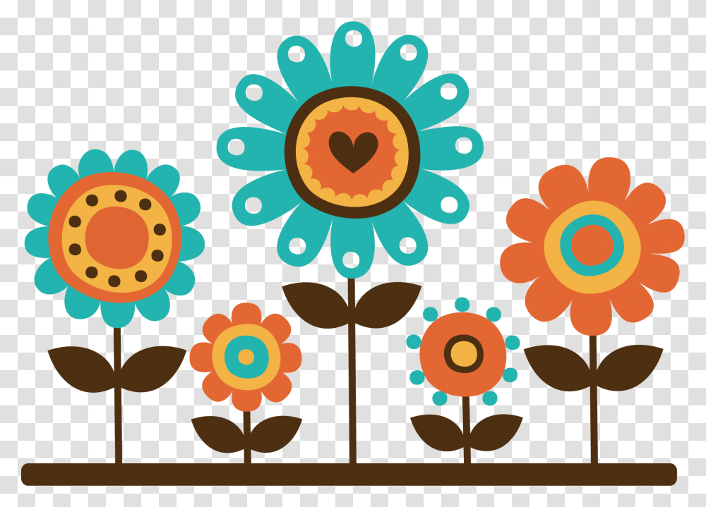 Flowers Draw Children, Floral Design, Pattern Transparent Png