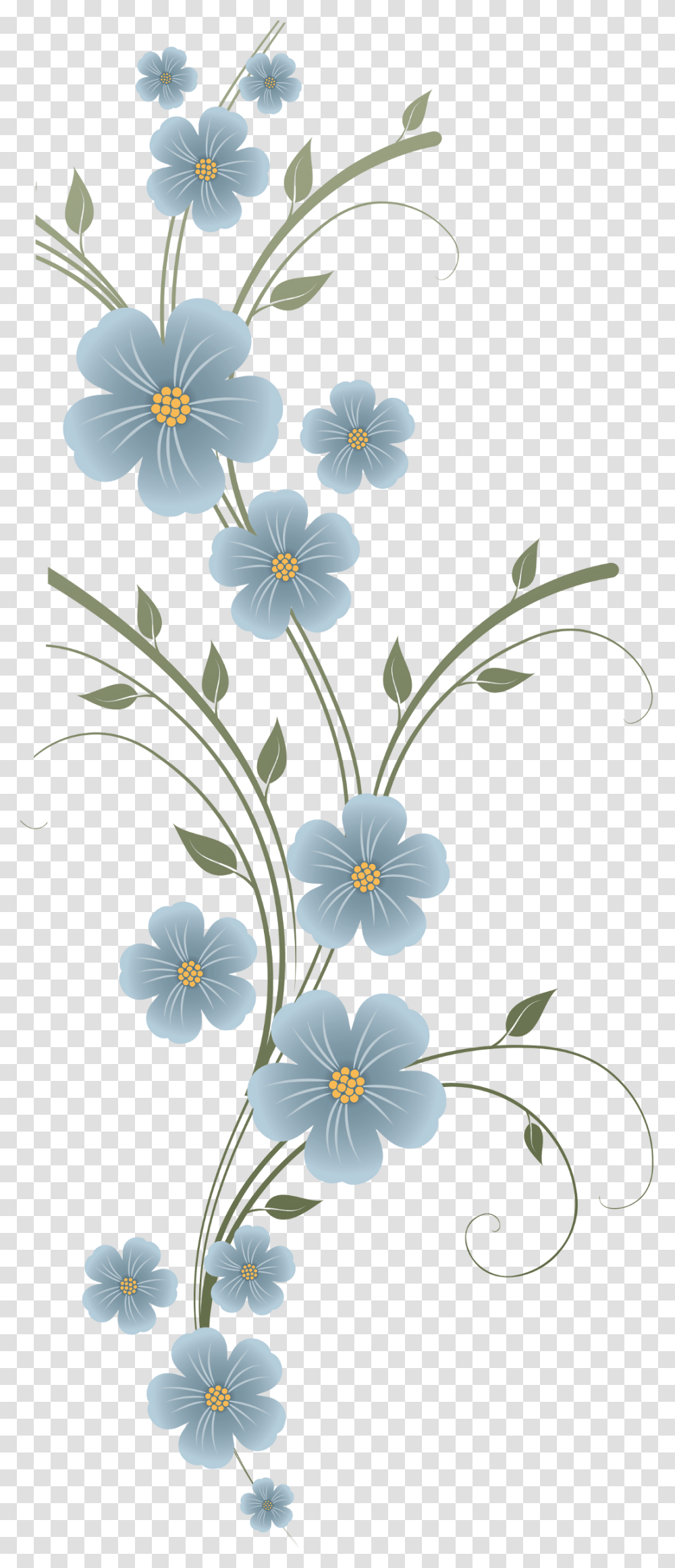 Flowers Drawing For Table, Plant, Geranium, Anther, Flax Transparent Png