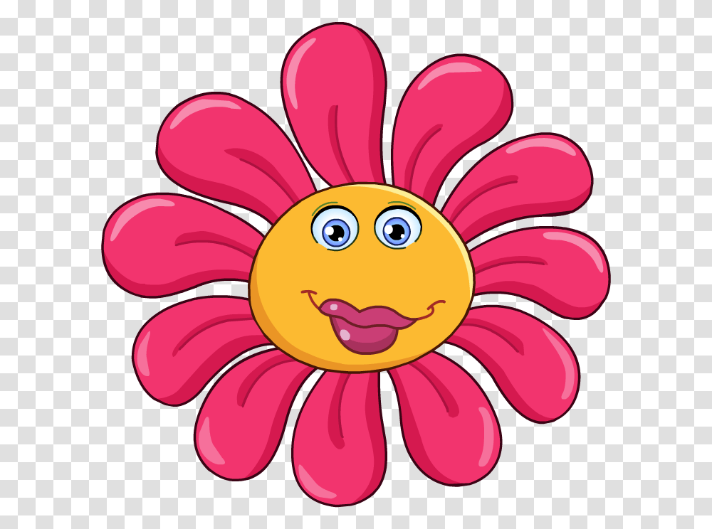 Flowers Emoji Cartoon Flower, Outdoors, Nature, Flare, Light Transparent Png
