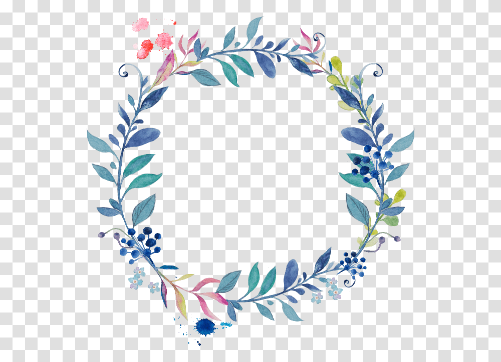 Flowers Floral Wreath Leaf Circle Watercolor Watercolor Wreath Flower, Floral Design, Pattern Transparent Png