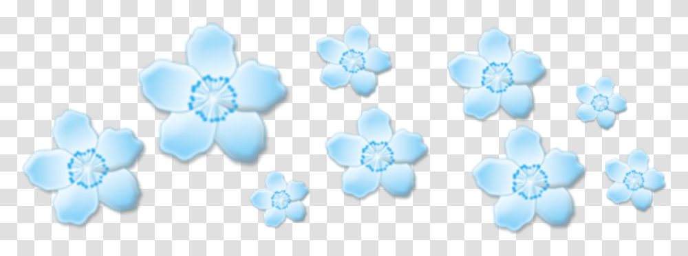 Flowers Flower Crown Crowns Flowercrown Blue Blue Aesthetic Stickers, Accessories, Accessory, Jewelry, Turquoise Transparent Png
