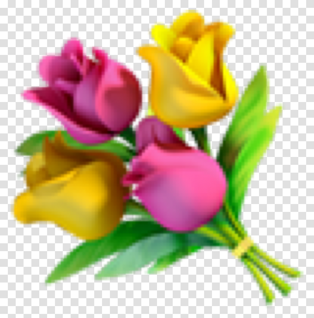 Flowers Flower Emoji Cute Cuteemojis Flores De Whatsapp Emoji, Plant, Blossom, Tulip, Flower Bouquet Transparent Png