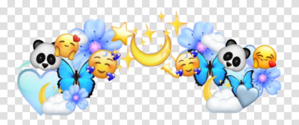Flowers Flowercrown Emojistickers Emoji Emojicrown, Star Symbol Transparent Png