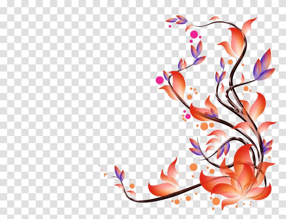 Flowers Frame Corner Vector Design, Graphics, Art, Floral Design, Pattern Transparent Png