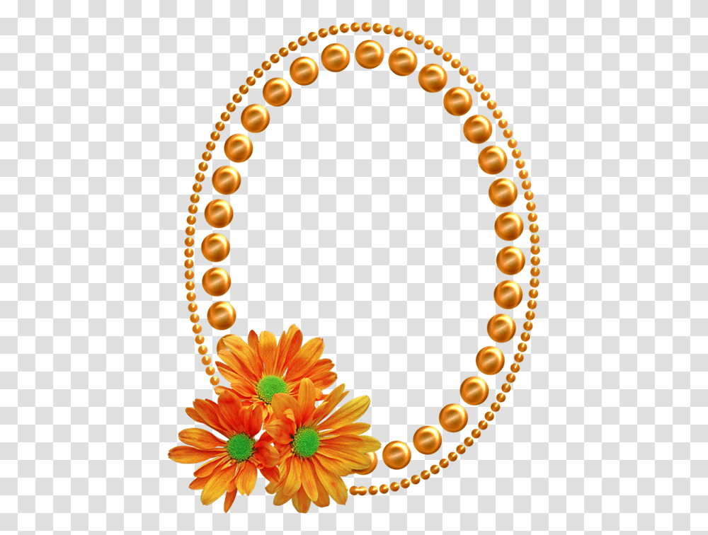 Flowers Frame For Photoshop, Accessories, Accessory, Bead, Bead Necklace Transparent Png