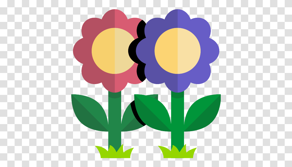 Flowers Icon 16 Repo Free Icons Flower Flat Art, Plant, Pattern, Light, Ornament Transparent Png