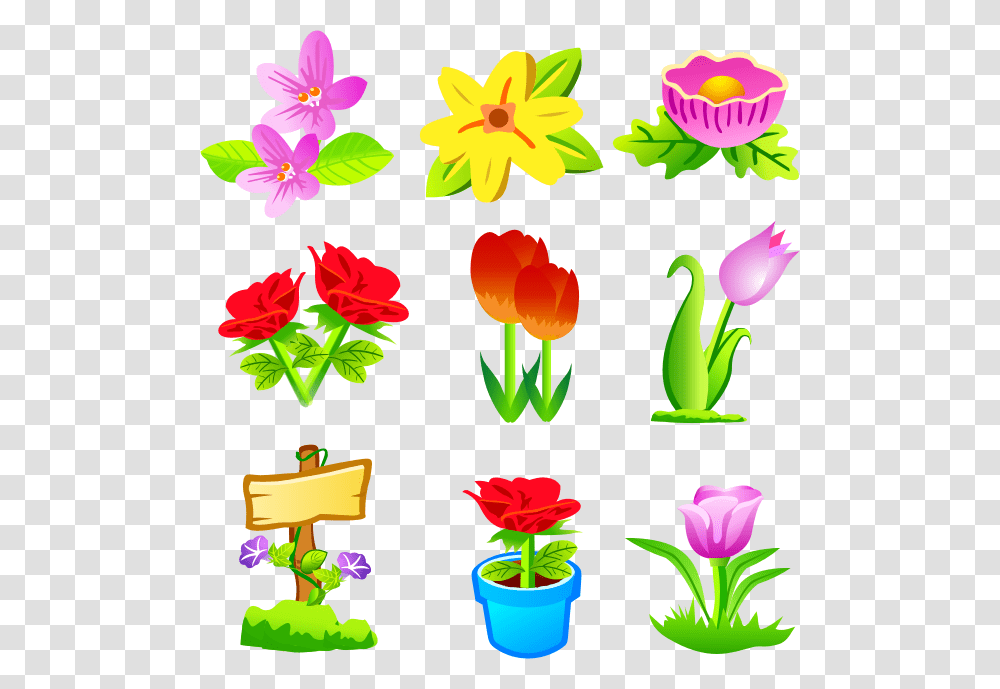 Flowers Icons Free Download, Plant, Blossom, Spring, Tulip Transparent Png