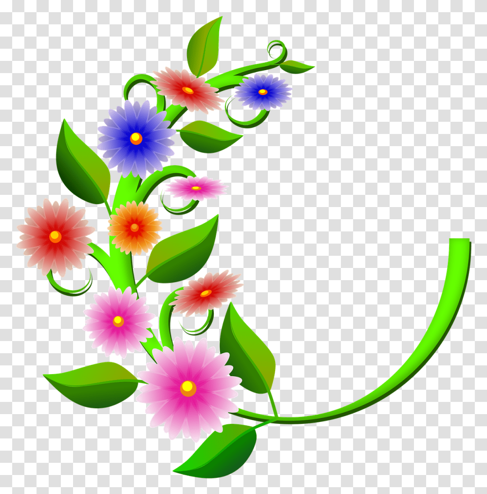 Flowers Illustration Floral Illustration, Graphics, Art, Floral Design, Pattern Transparent Png