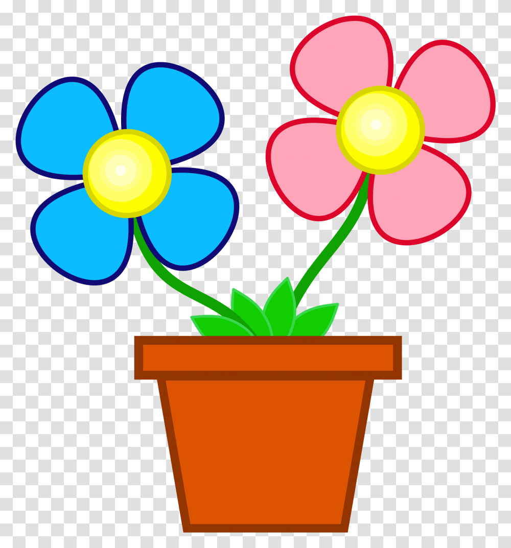 Flowers In A Pot, Crowd, Audience, Speech Transparent Png