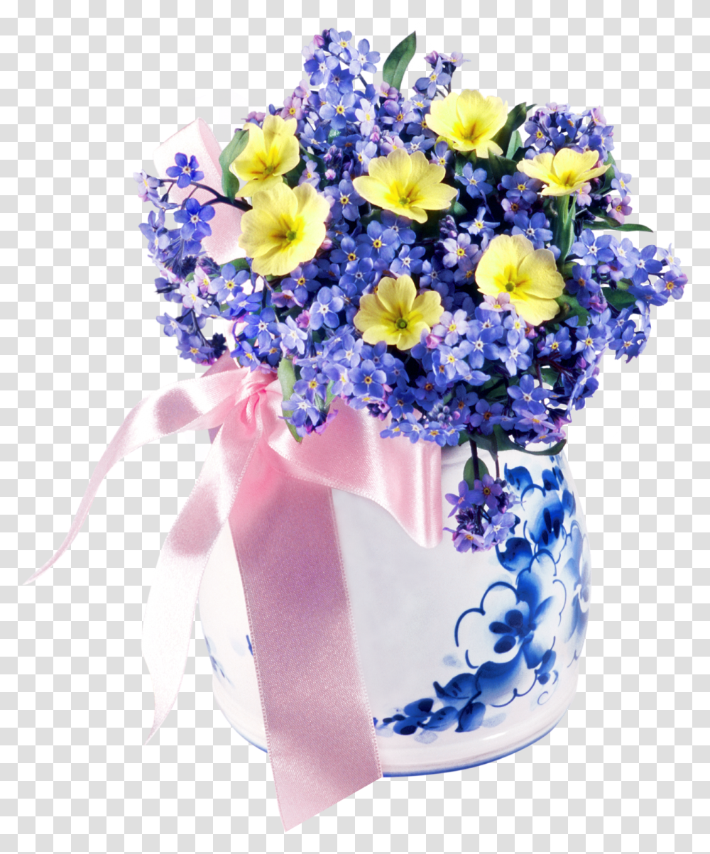 Flowers In A Vase Flower Vase Long Hd, Plant, Blossom, Flower Arrangement, Flower Bouquet Transparent Png