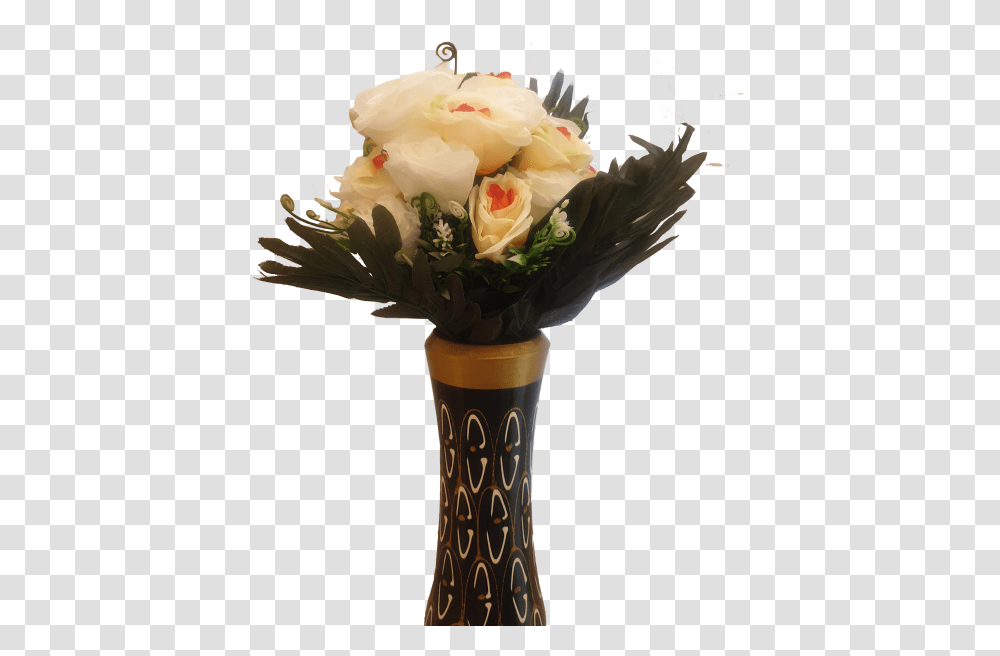 Flowers In Vase Black Decor Wooden Flower Vase Vase Vase, Plant, Flower Bouquet, Flower Arrangement, Blossom Transparent Png