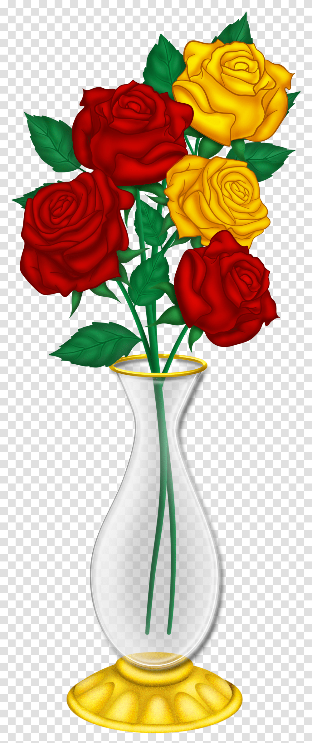 Flowers In Vase Rose Flower Vase Drawing, Plant, Blossom, Jar, Pottery Transparent Png