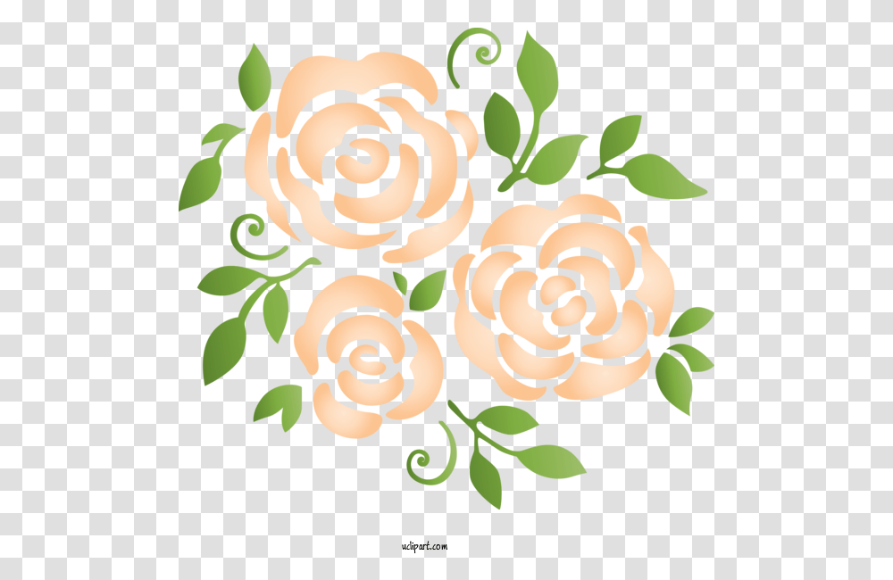 Flowers Leaf Plant Pattern For Rose Decorative, Graphics, Art, Floral Design, Diwali Transparent Png