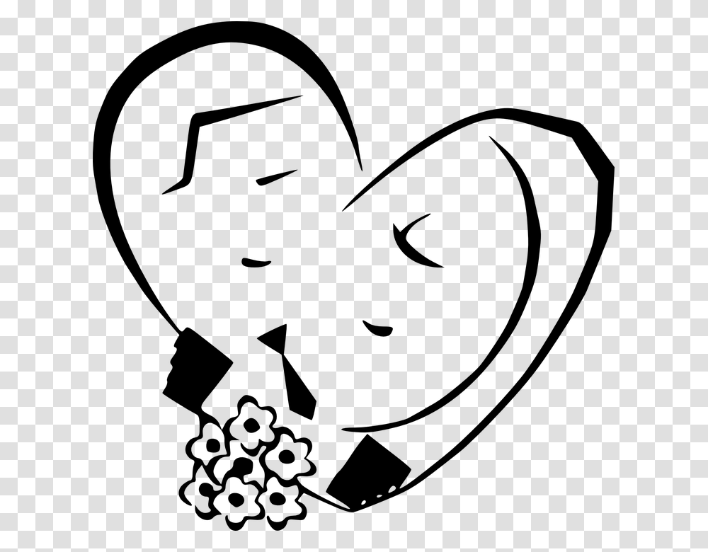 Flowers Love Roses Black And White Heart Symbol, Gray, World Of Warcraft Transparent Png