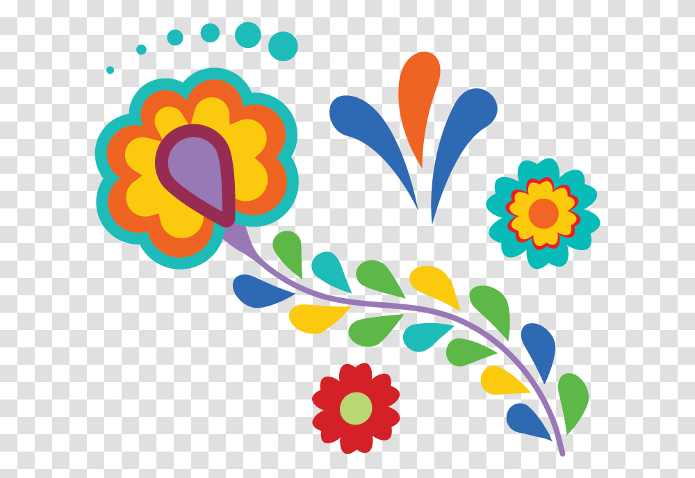 Flowers Mexican Flowers Clipart, Graphics, Floral Design, Pattern Transparent Png