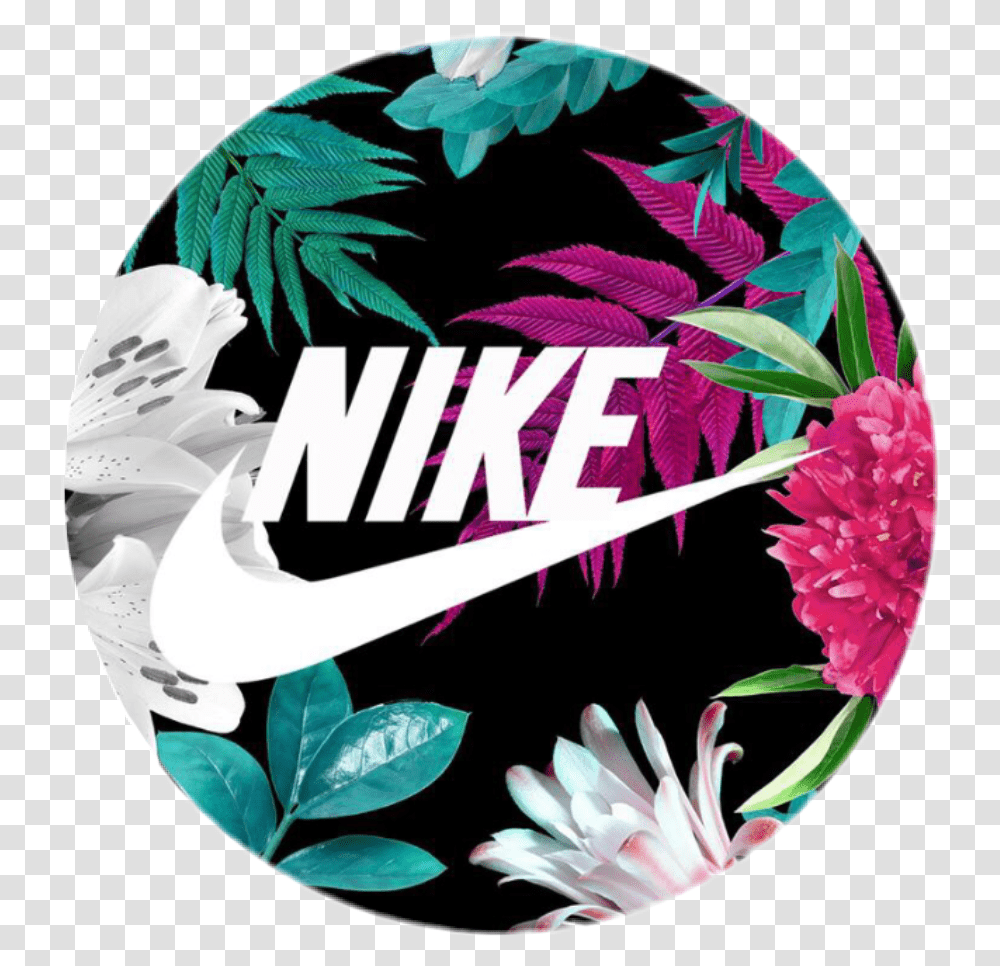 Flowers Nike Background Iconbackground Logo, Plant, Graphics, Art, Floral Design Transparent Png