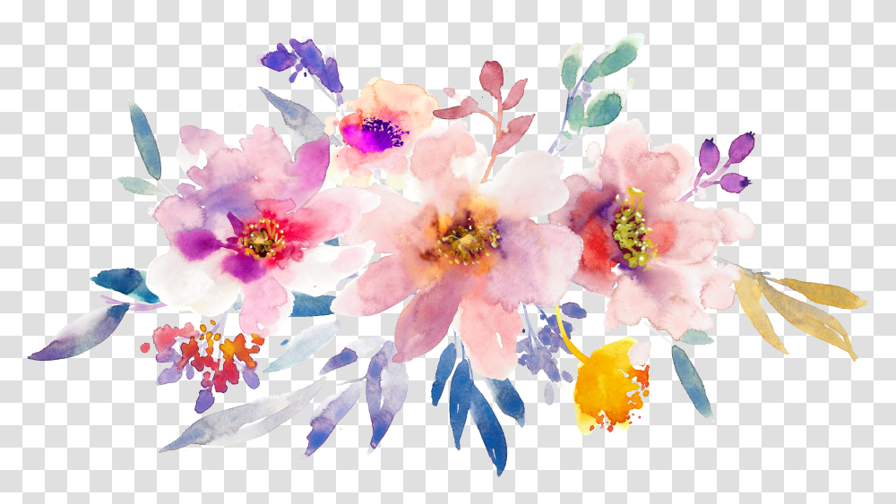 Flowers Paper Watercolor Painting Spring Flowers Spring Illustration Transparent Png