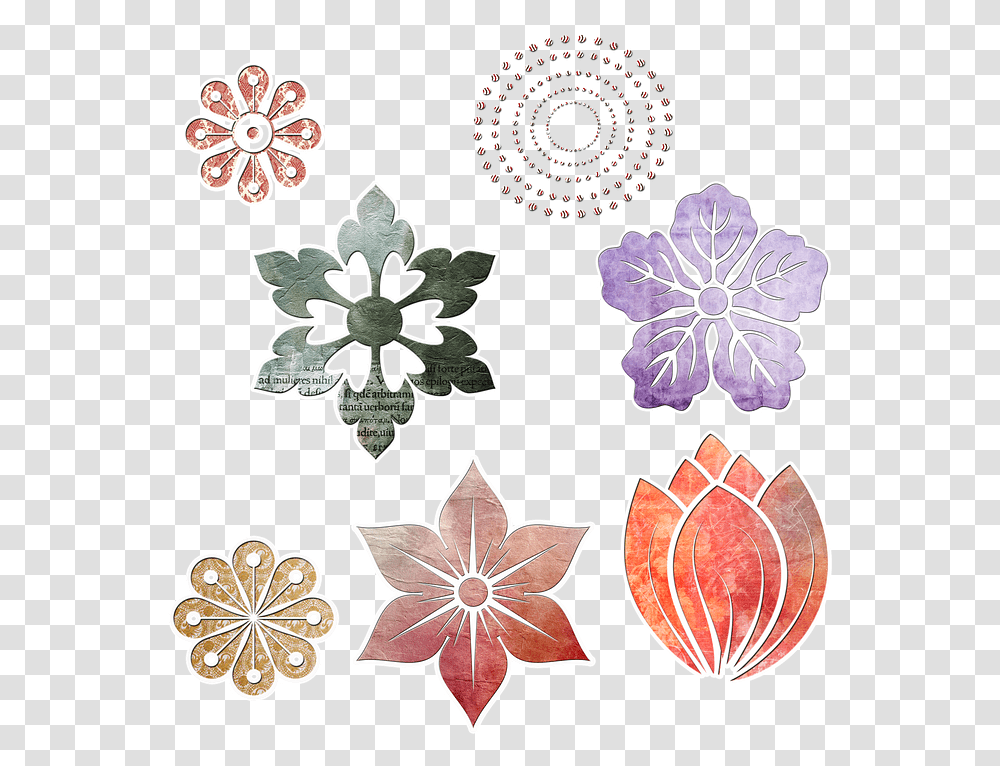 Flowers Scrap Shape Free Image On Pixabay Flowers Scrap, Pattern, Ornament, Rug, Symbol Transparent Png