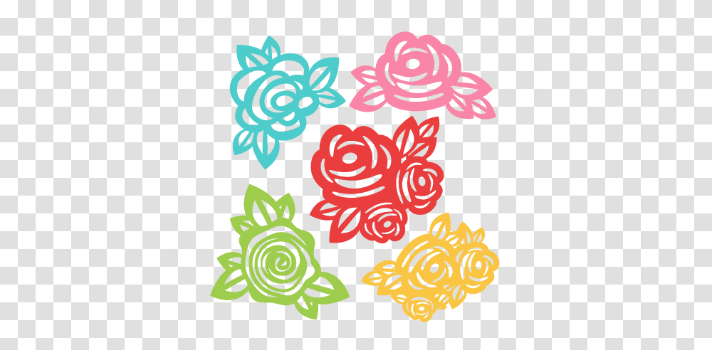 Flowers Scrapbook Cute Clipart For Silhouette, Floral Design, Pattern, Embroidery Transparent Png