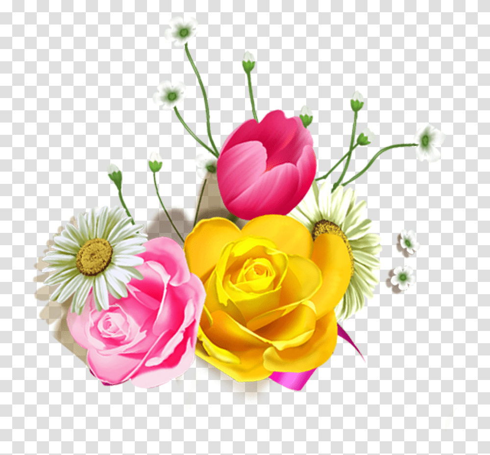 Flowers Vector Border, Floral Design, Pattern Transparent Png