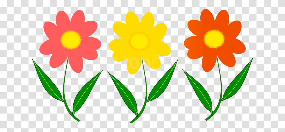 Flowers Vector Vector Clipart Flower, Plant, Blossom, Petal, Daffodil Transparent Png