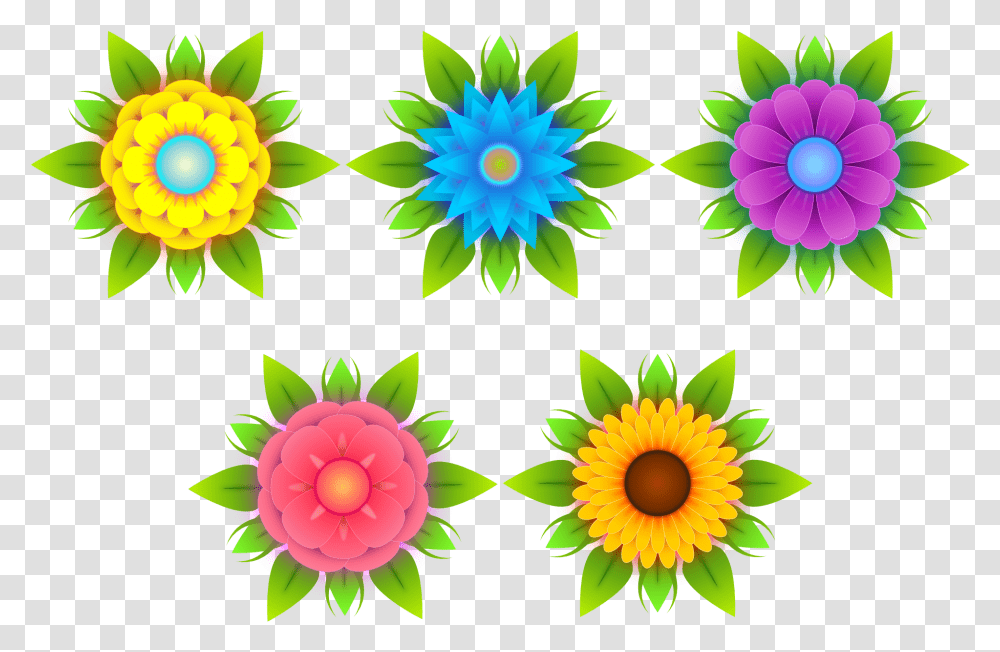 Flowers Vectors Free Abstract Floral Background, Pattern, Ornament, Fractal, Plant Transparent Png
