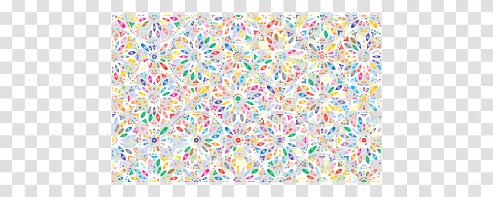 Flowery Art, Stained Glass, Pattern, Rug Transparent Png