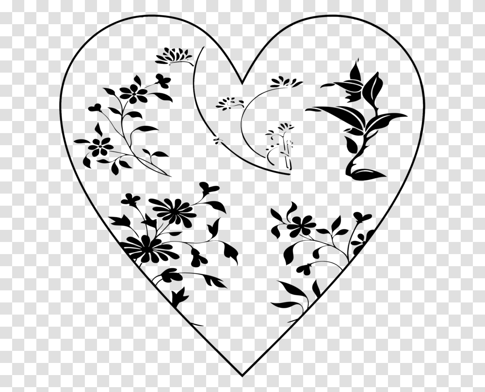 Flowery Heart Image Heart, Outer Space, Astronomy, Universe, Architecture Transparent Png