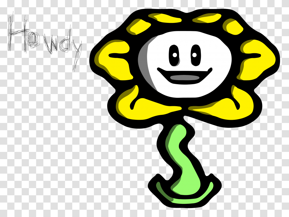 Flowey And Solar Flare, Face, Outdoors, Label, Nature Transparent Png