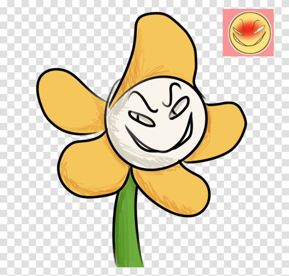 Flowey, Plant, Flower, Blossom, Daffodil Transparent Png