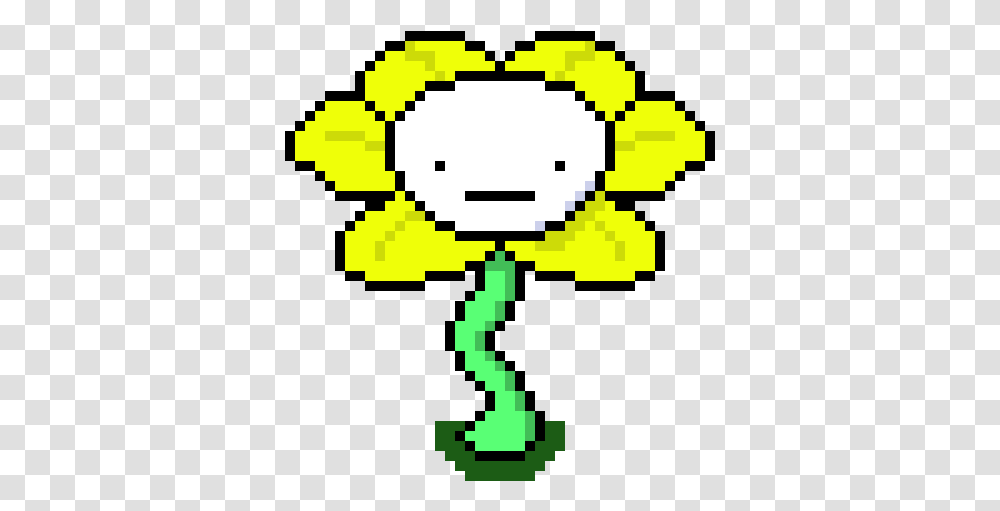 Flowey Undertale Pixel, Pac Man, Key Transparent Png